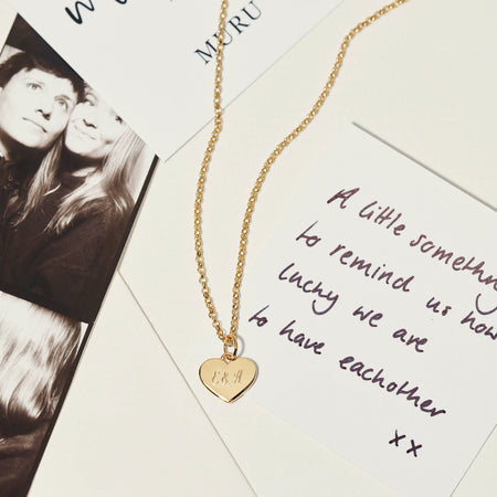 Heart Necklace Gold